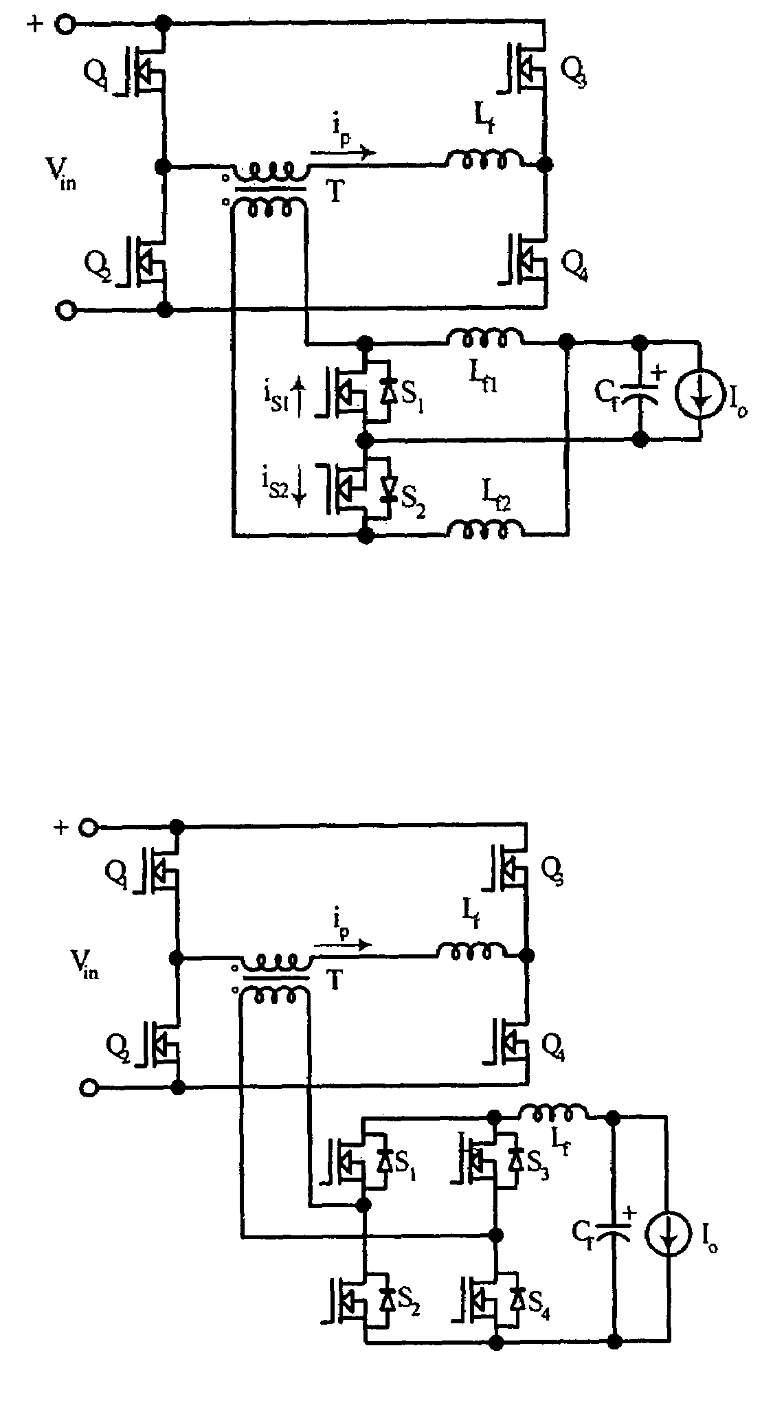 Converter with synchronous rectifier with ZVS