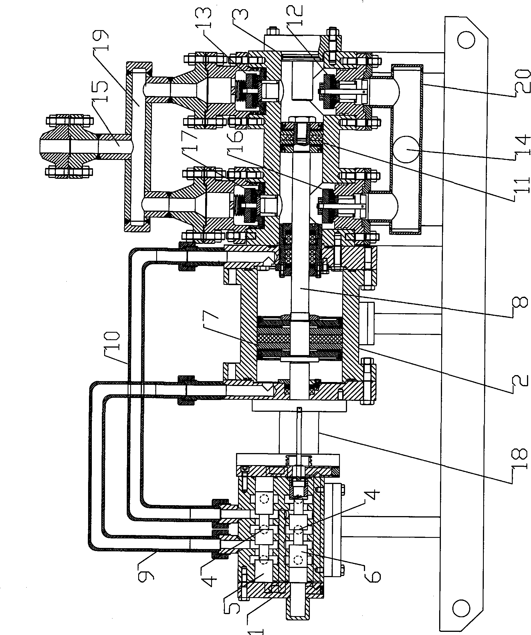 Automatic hydraulic augmented injection pump