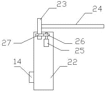 Forming device for multi-layer solid wood floor slab