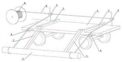 Novel pole dividing and carrying method