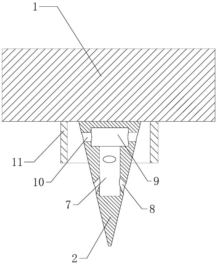 A prefabricated ceramsite concrete hollow slab shaped membrane and its construction method