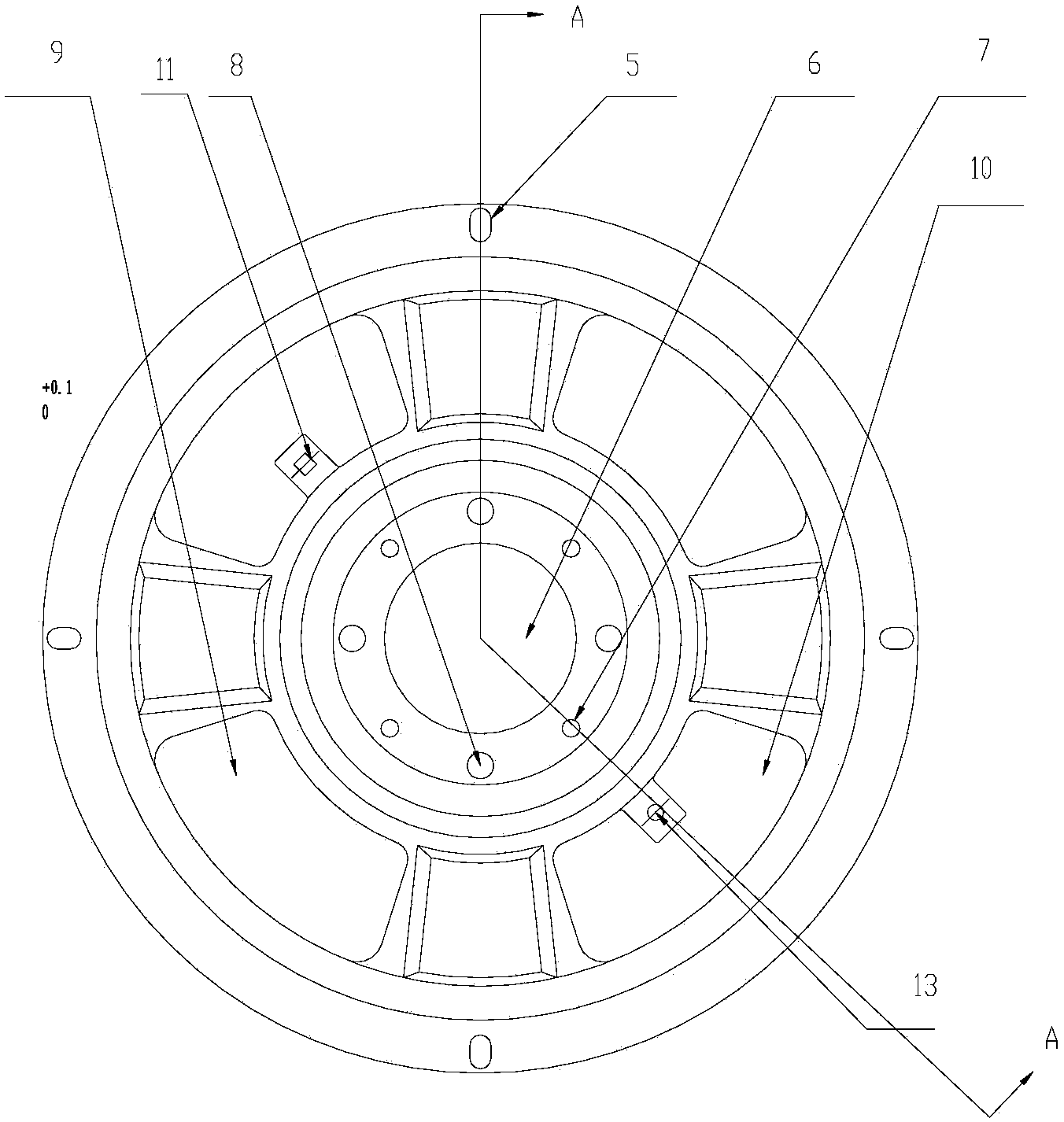 Processing technique for speaker frame with different shapes of ear holes