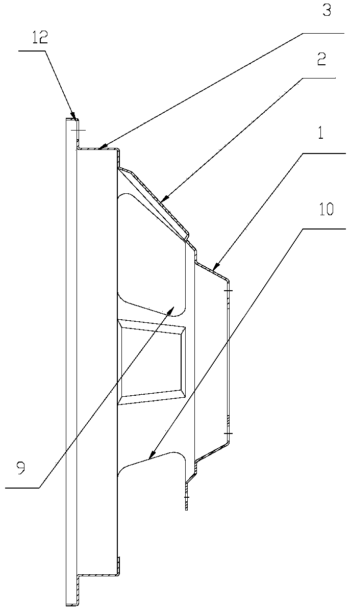 Processing technique for speaker frame with different shapes of ear holes