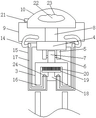 Intelligent device used for medical cutting and convenient to clean