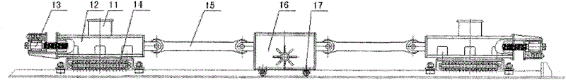 Box girder transfer platform and girder transferring and girder loading working procedures thereof