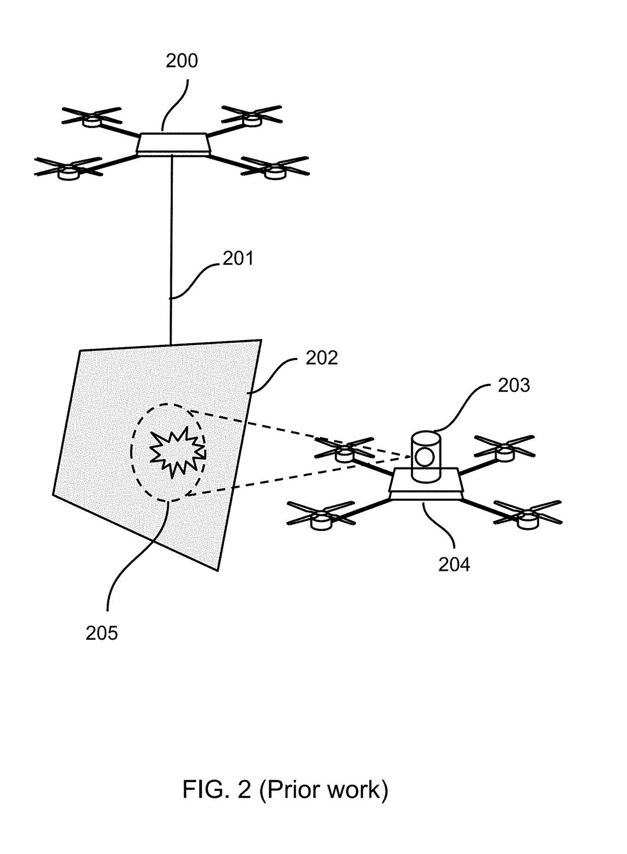 Flying user interface