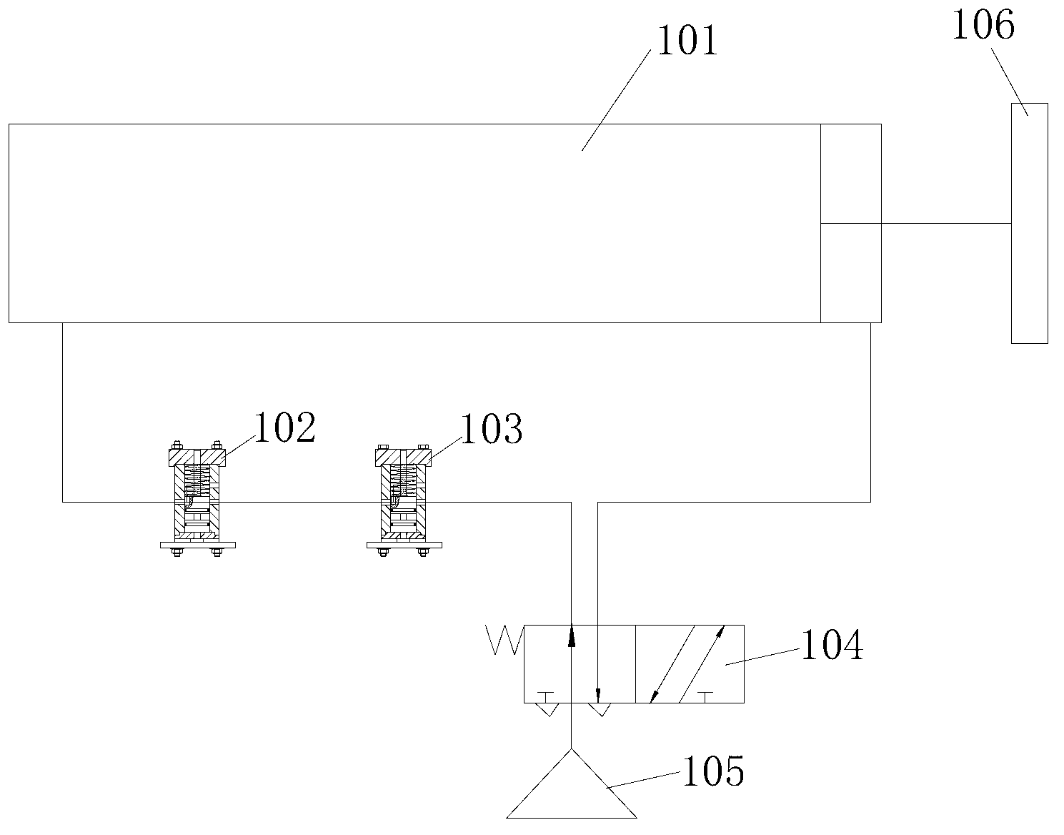 Emergency escape hand-control device and emergency escape hand-control system for pneumatic-control bus door of bus