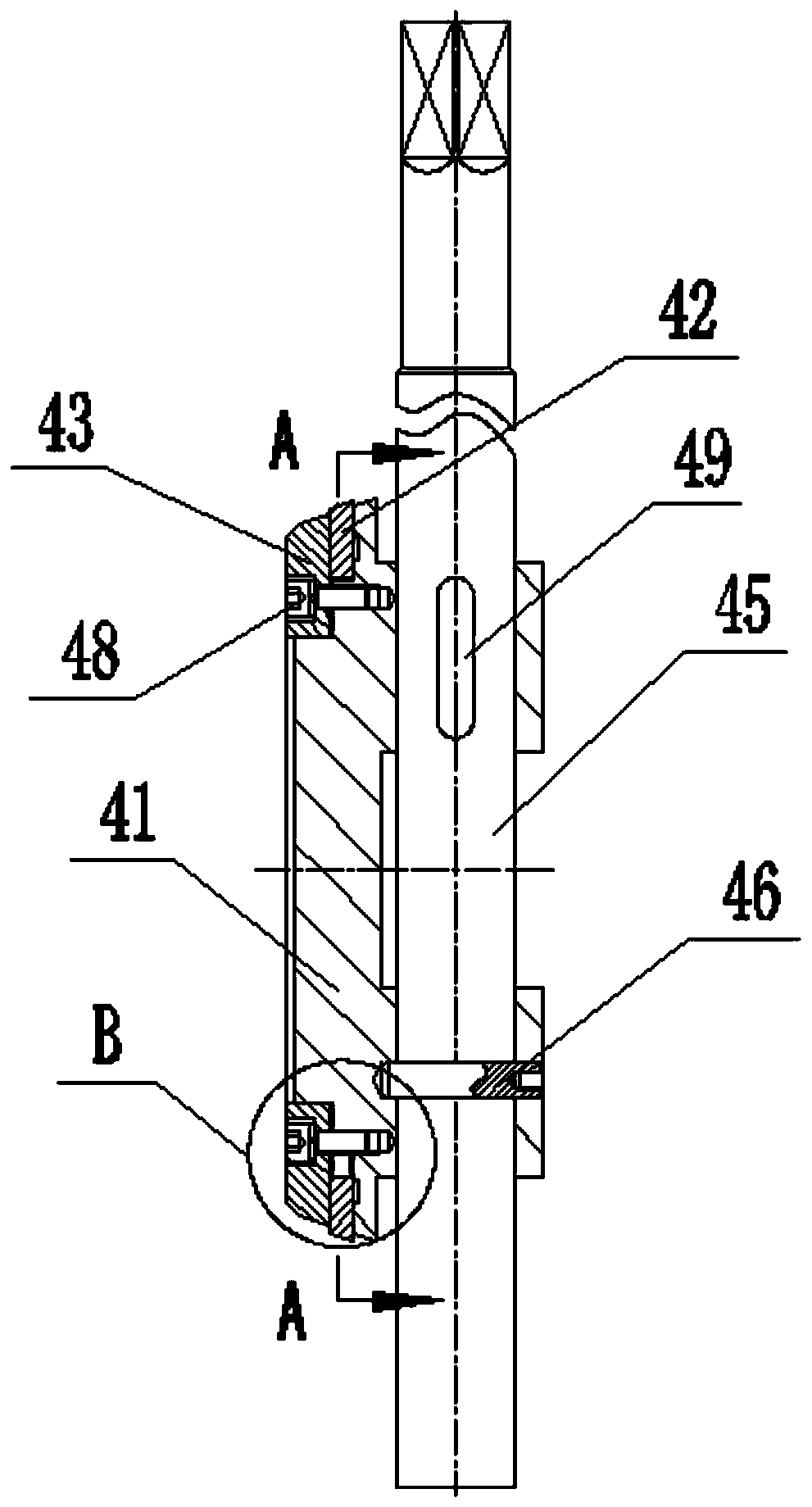 Butterfly valve and online fast changing type assembling method for valve plate of butterfly valve