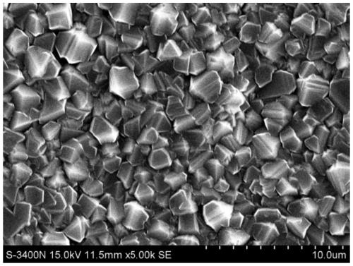 A boron-doped diamond film electrode modified by fluorine tin and its preparation method and application