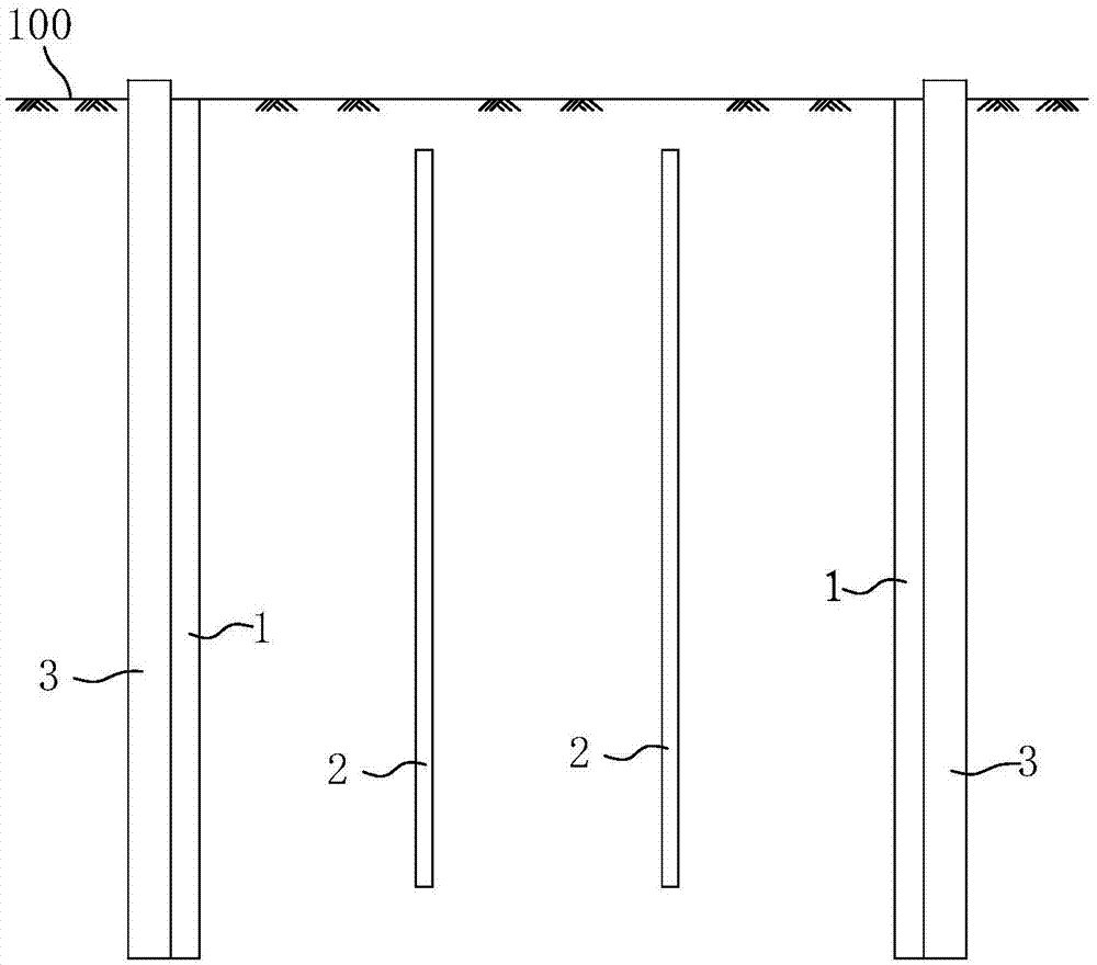 A construction method for an underground garage