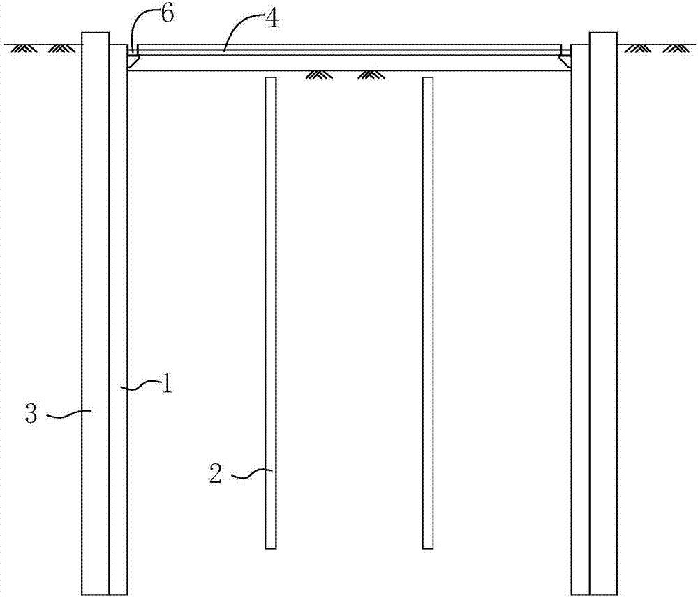 A construction method for an underground garage