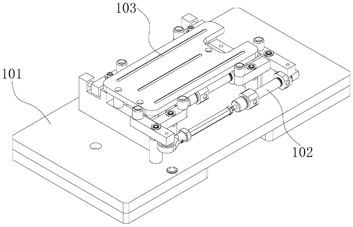 A positioning device and laser processing equipment