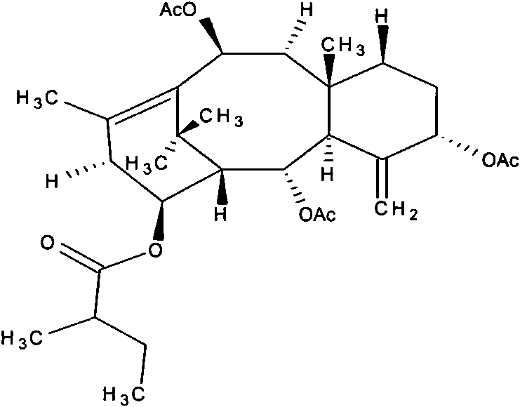 Method for decreasing content of C-14 oxygenated taxoids in Taxus x media cells by using RNA interference technique