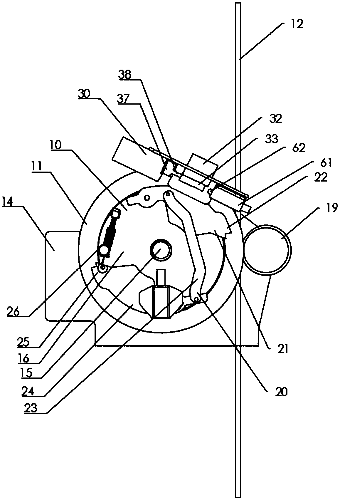 Elevator speed limiter capable of following up with elevator car