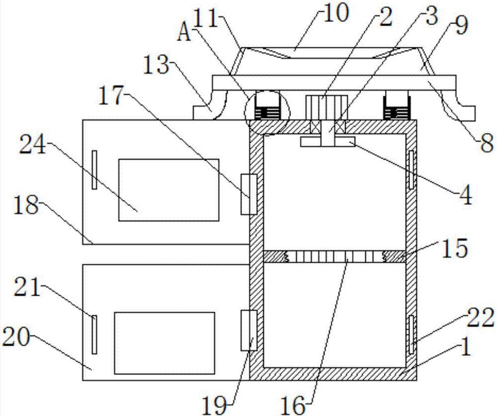 Power distribution box high in safety performance