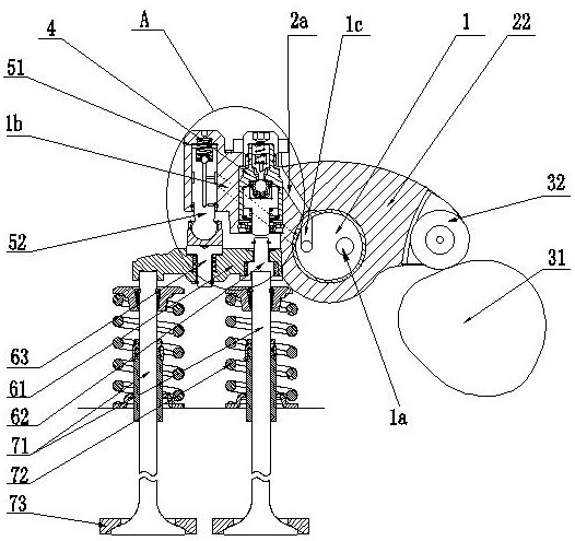 Internal combustion engine in-cylinder braking device