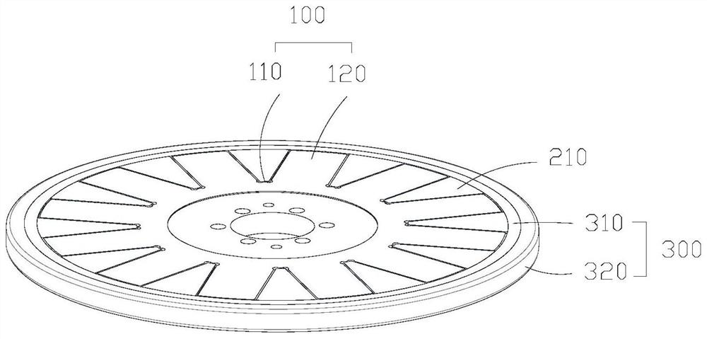 Disc type motor rotor