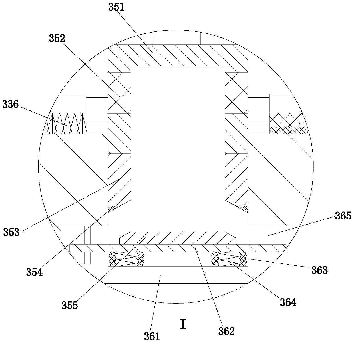 Cooling sizing device and method for hot melting glue preparing and machining