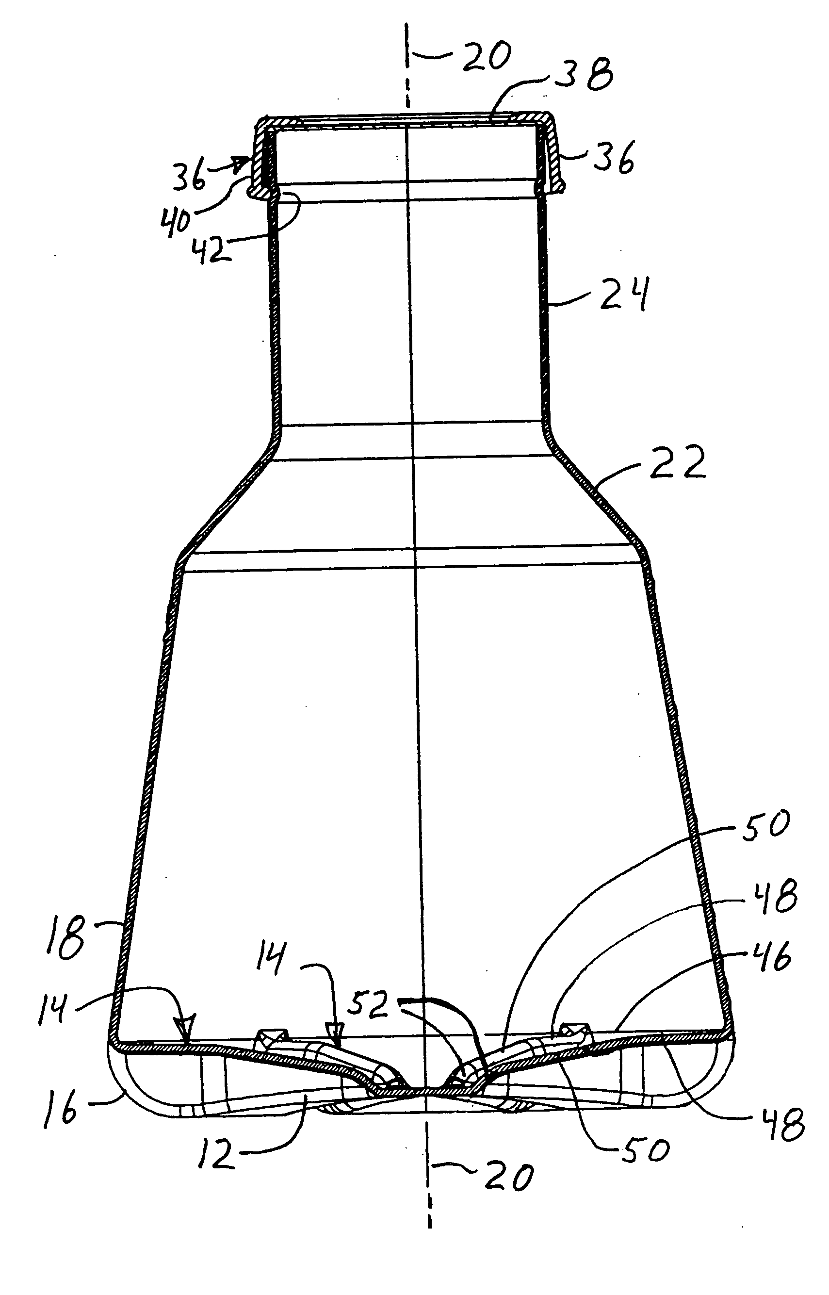 Fermentation flask for cultivating microorganisms