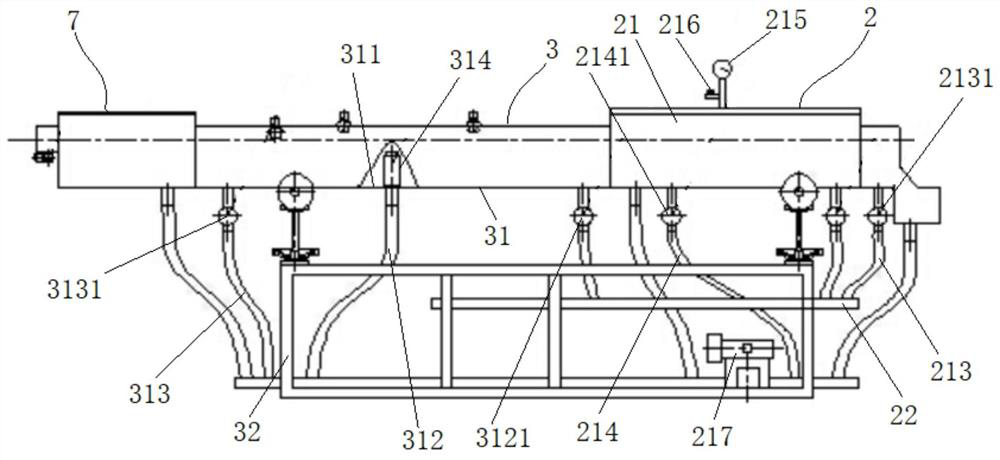 Device and method used for producing cooling cured part