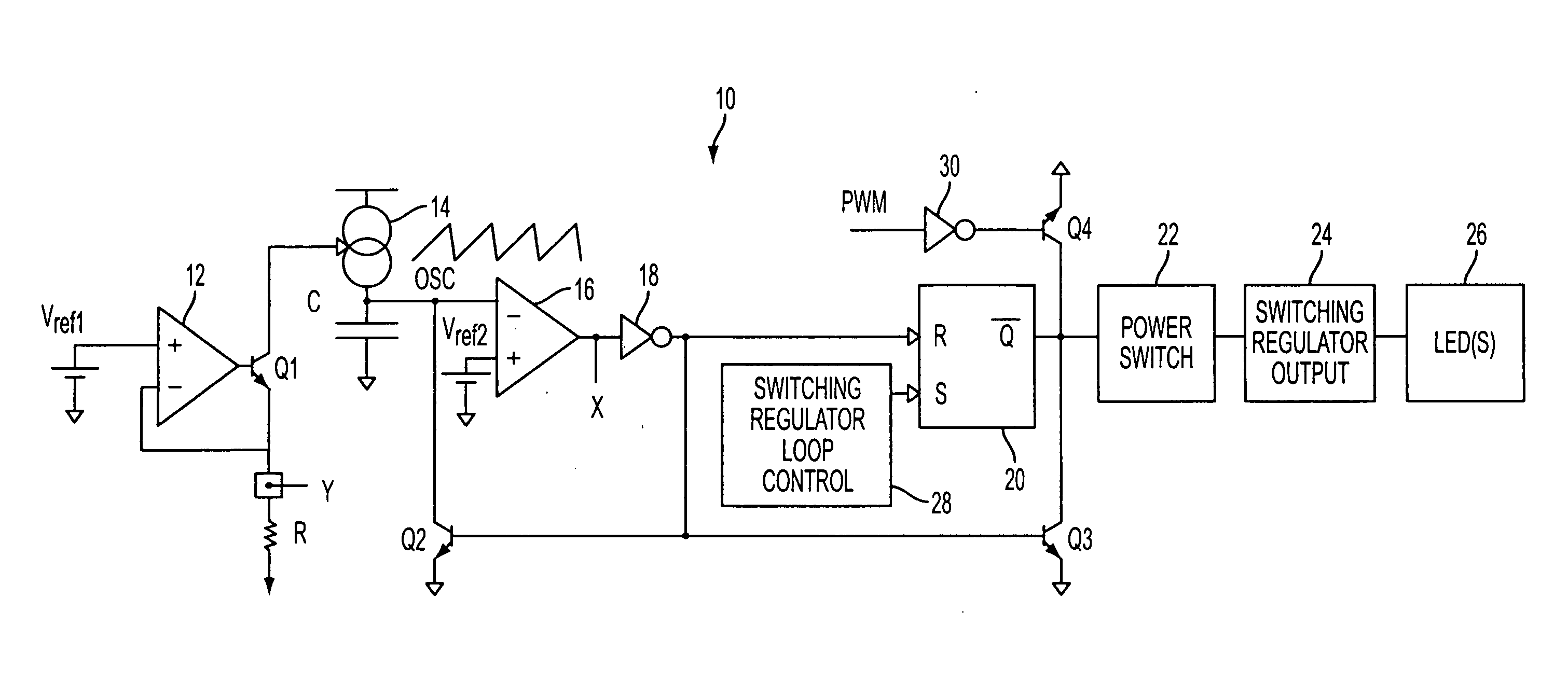 LED dimming control technique for increasing the maximum PWM dimming ratio and avoiding LED flicker