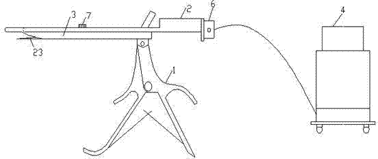 Electric tonsil removal device