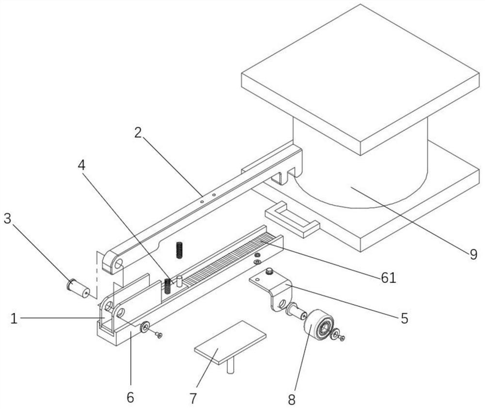 Clamping and conveying mechanism and device