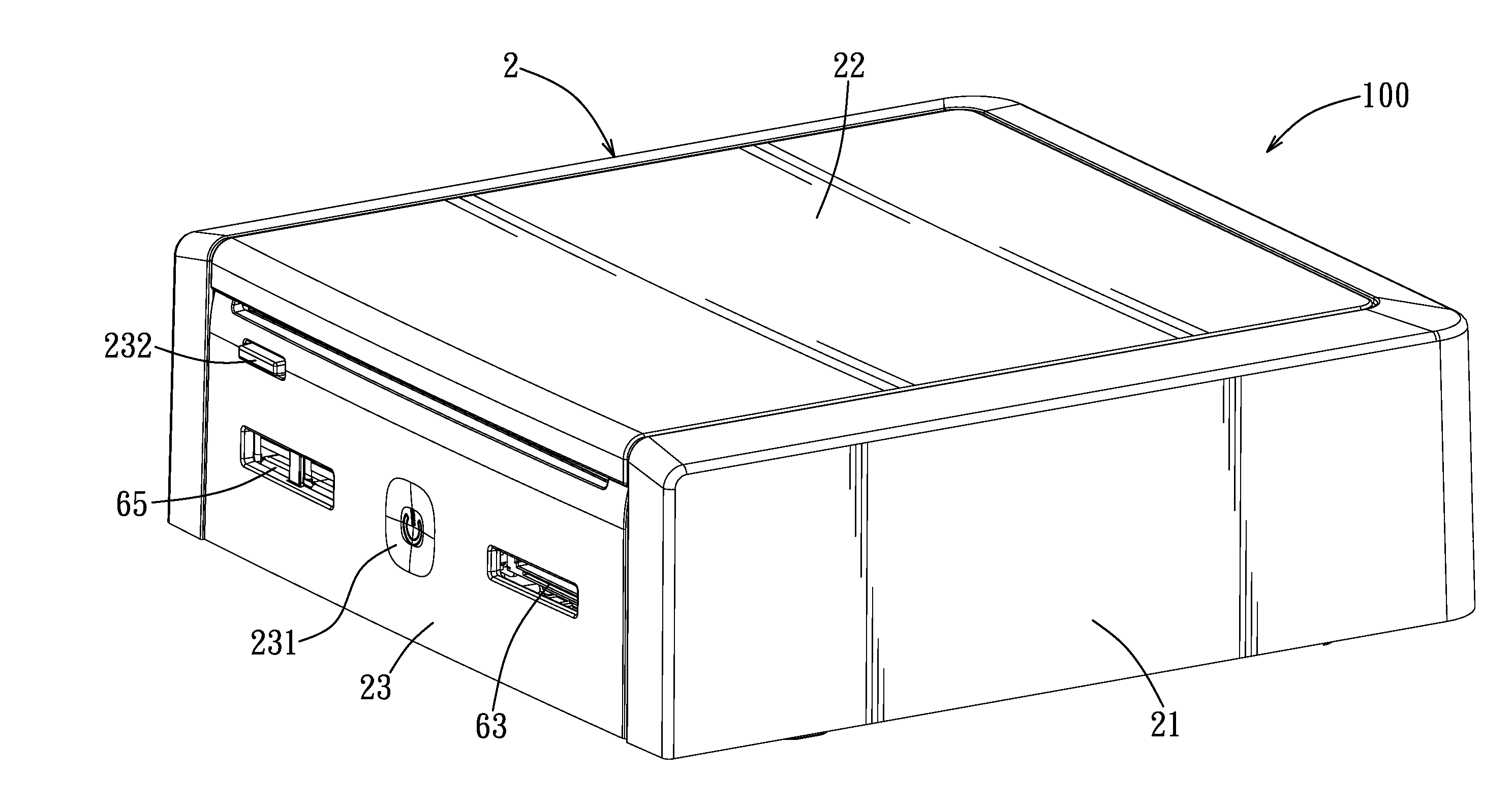 Frame module and computer having the same