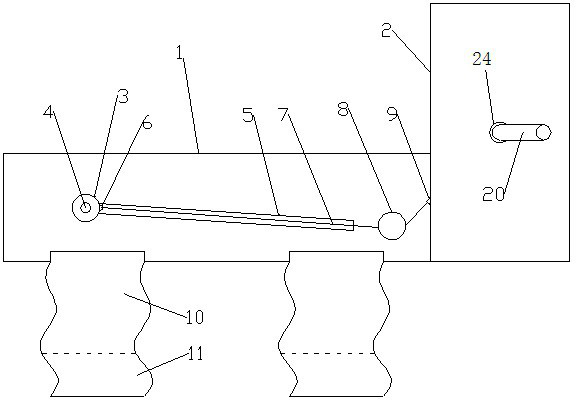 Contact penetration level determining device for neurology department, and using method thereof