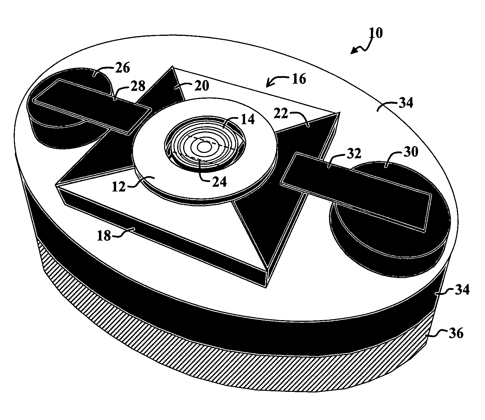 Efficient exploding foil initiator and process for making same