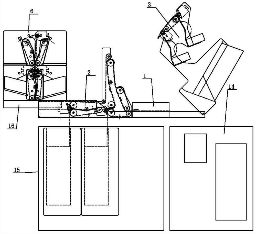 Medium-sized banknote sorting machine that can be extended up and down