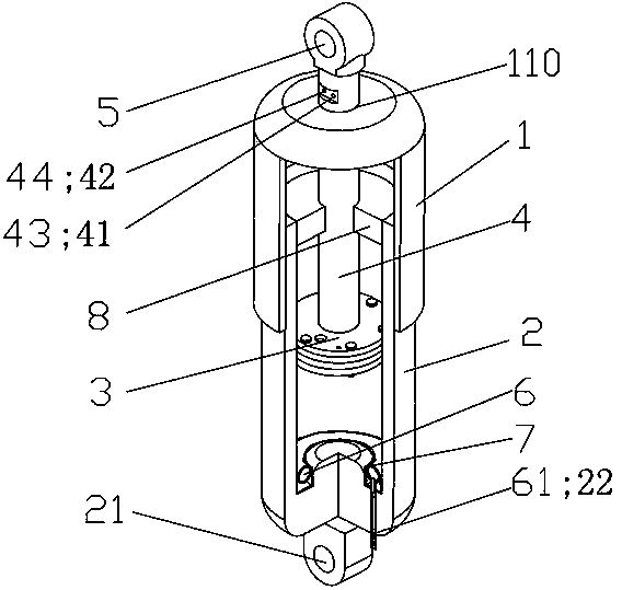 Energy feedback shock absorber