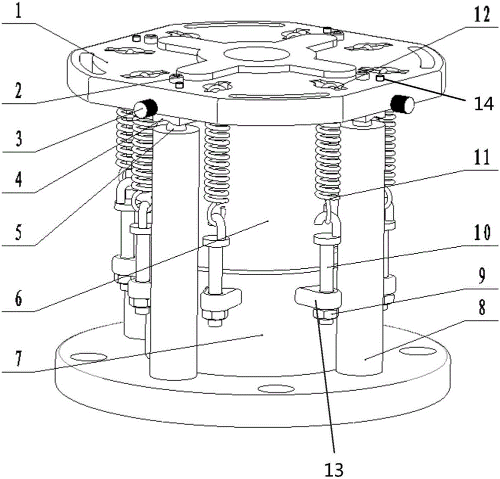 Pre-tightening device and method of piezoelectric ceramic drivers in fast reflecting mirror system