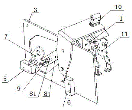 Laterally-mounted power-driven operation module