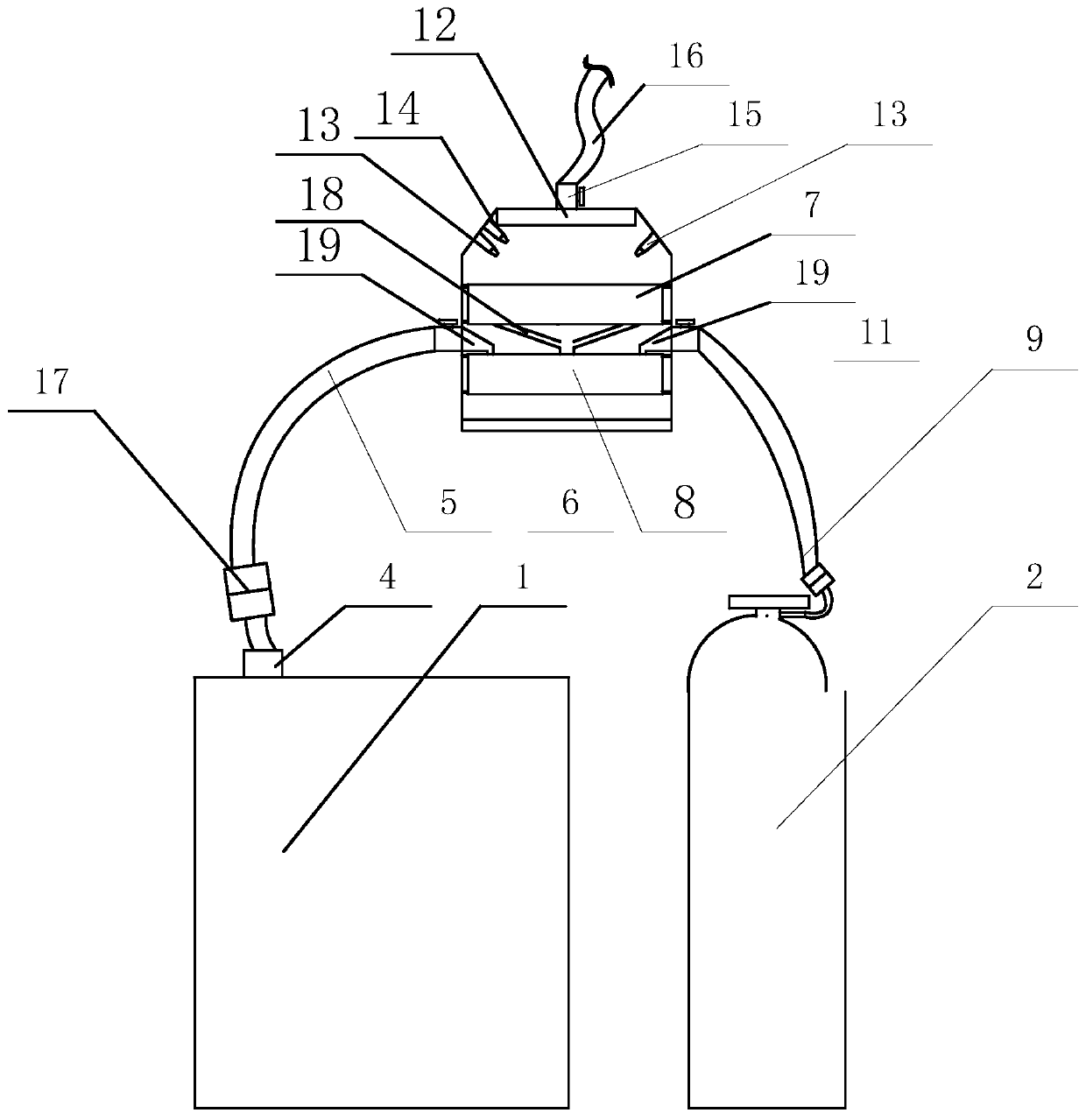 Drug delivery device for respiratory system