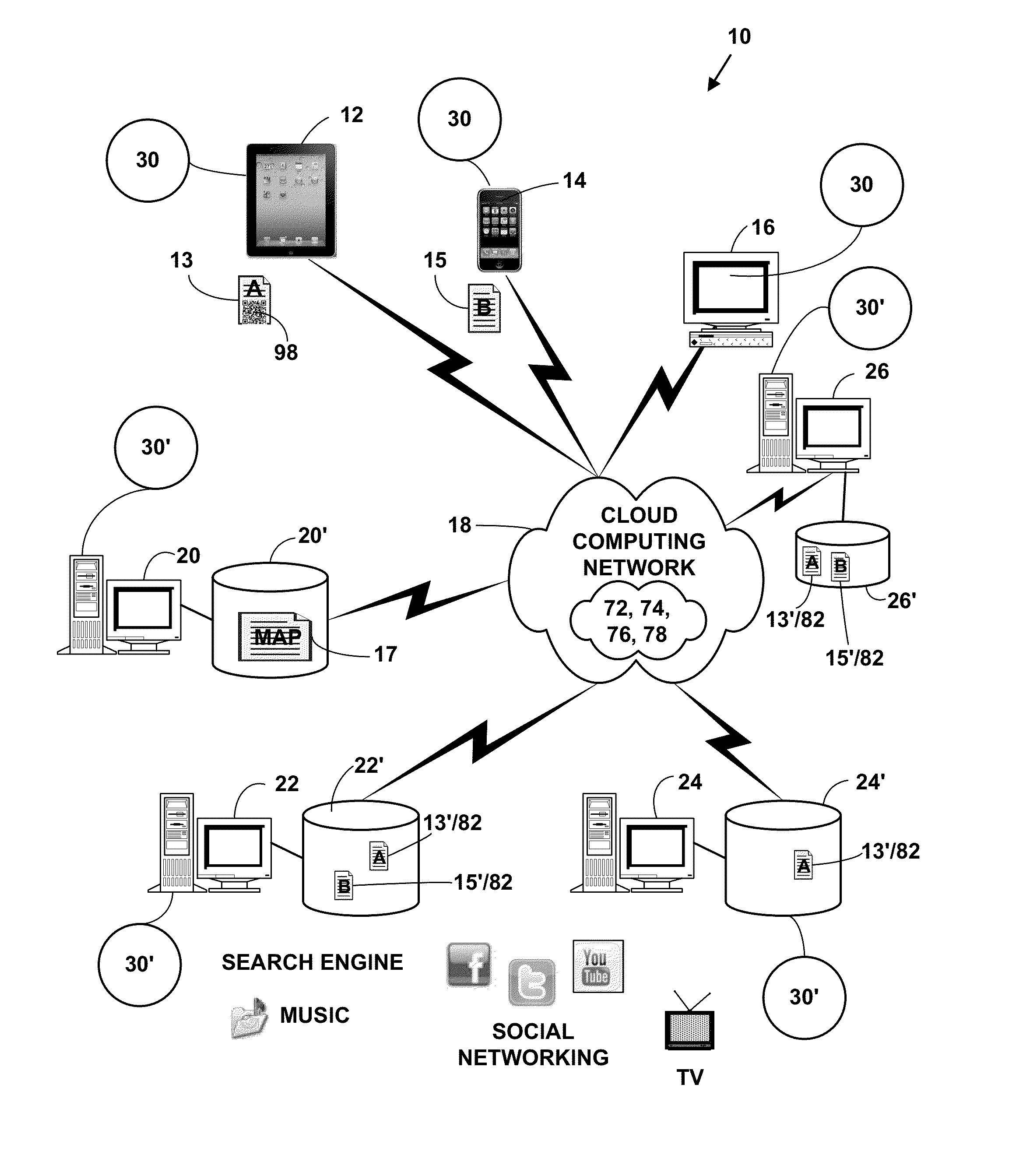 Method and system for electronic content storage and retrieval using galois fields and informaton entropy on cloud computing networks