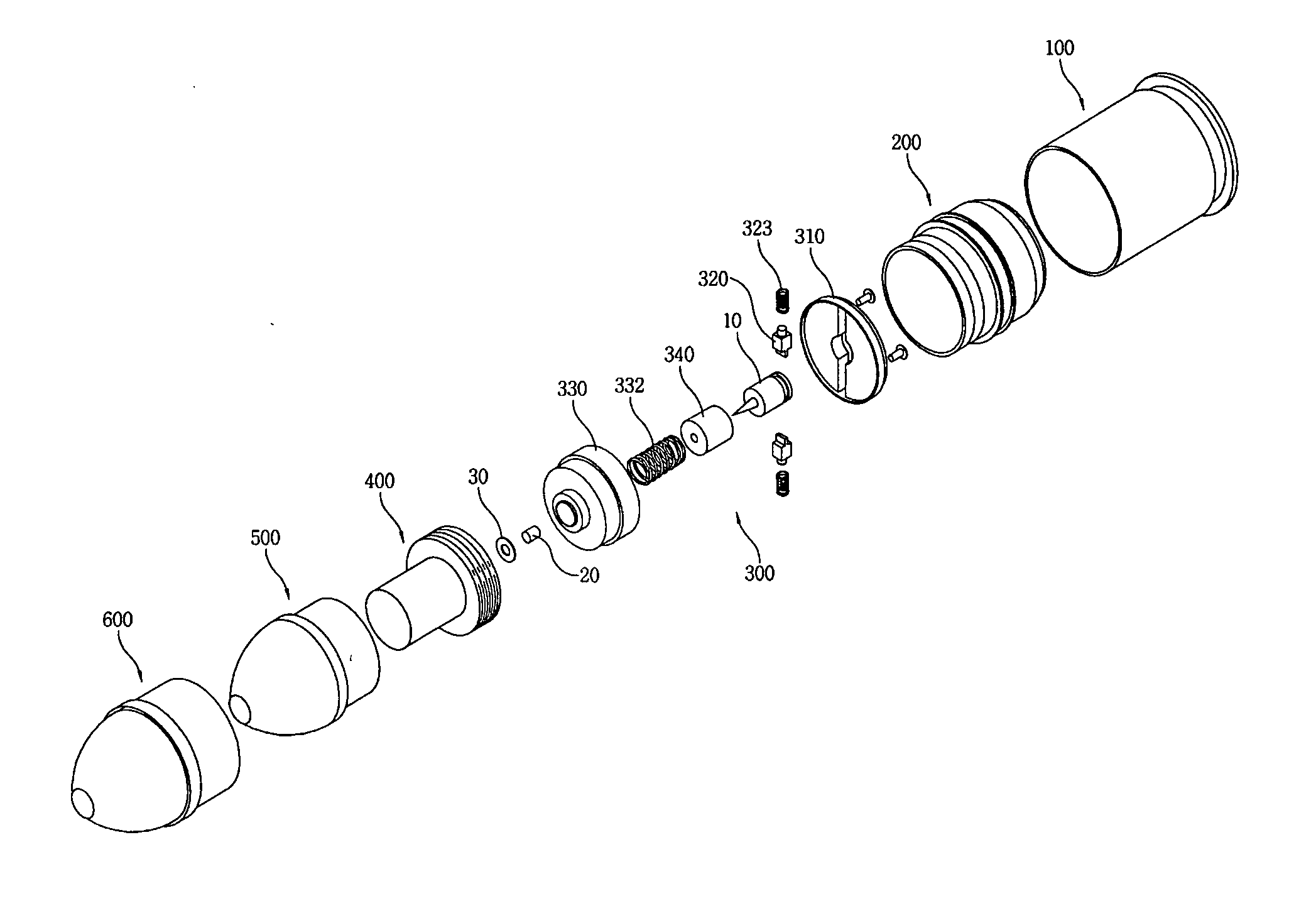 Forty millimeter caliber exercise bullet