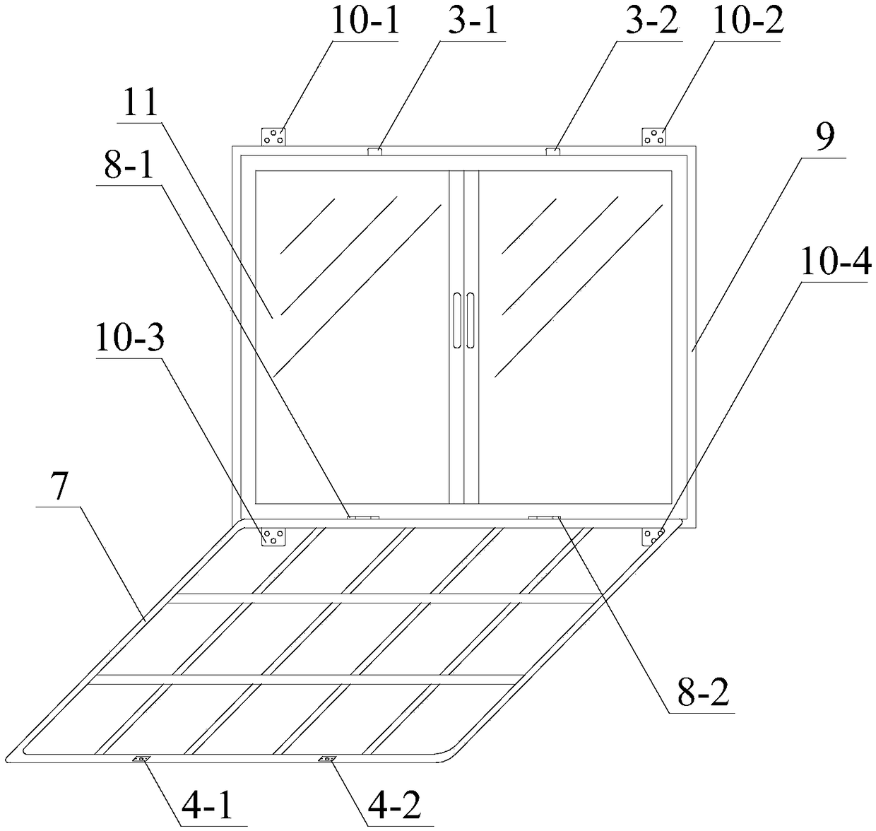 Burglary-resisting window with escape function