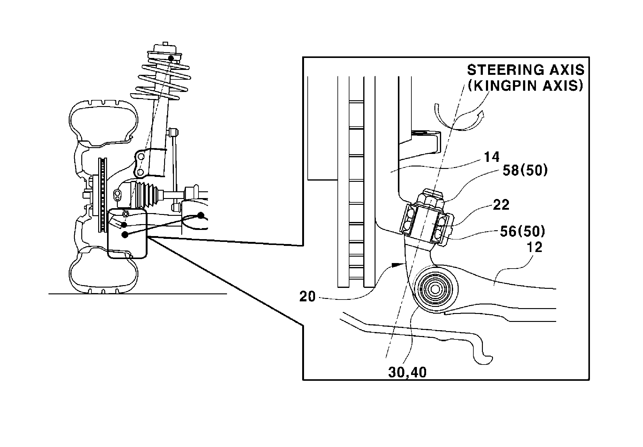 Suspension arm device for vehicle