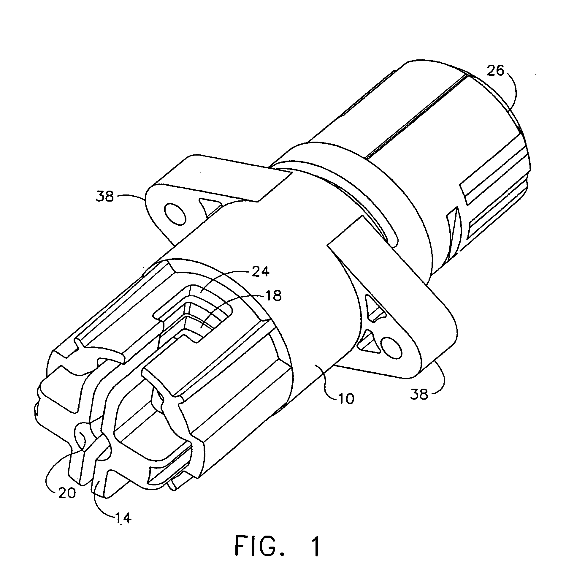 Dual key hole actuator apparatus and method