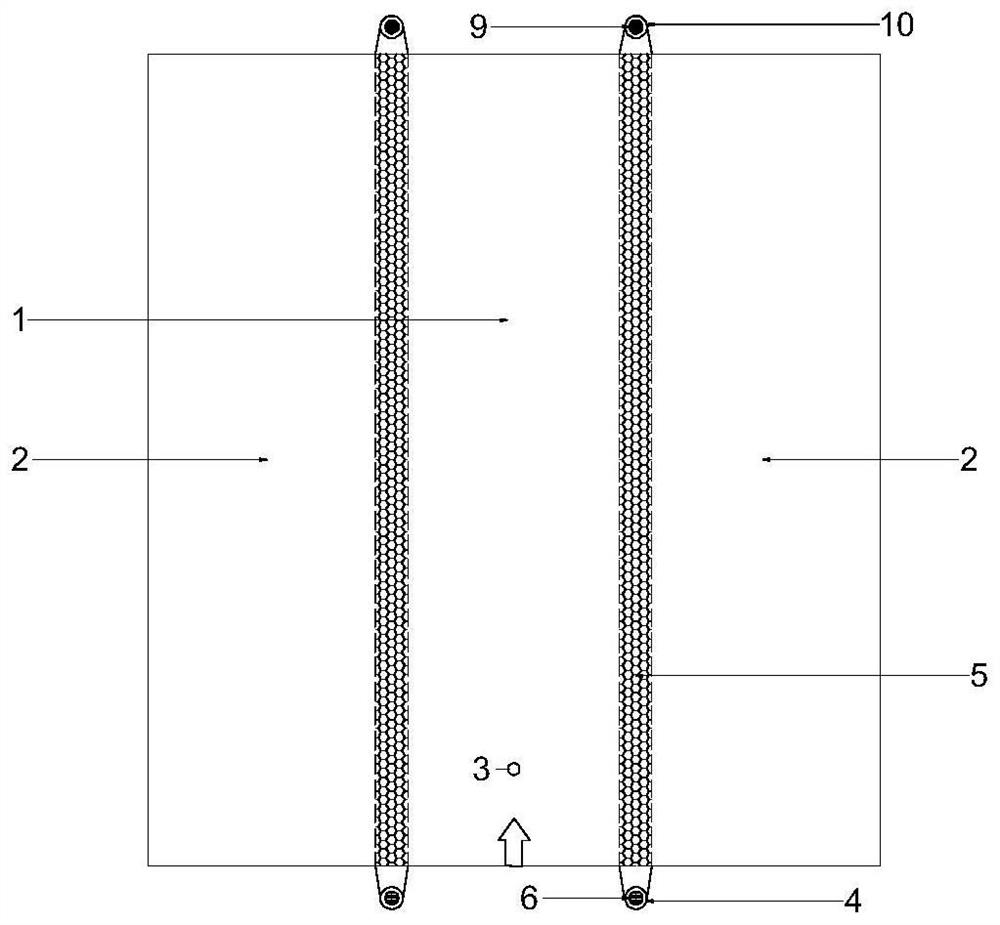 Non-closed overlying strata grouting filling isolation method