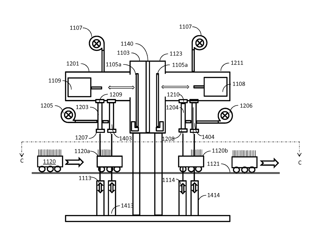 System architecture for combined static and pass-by processing