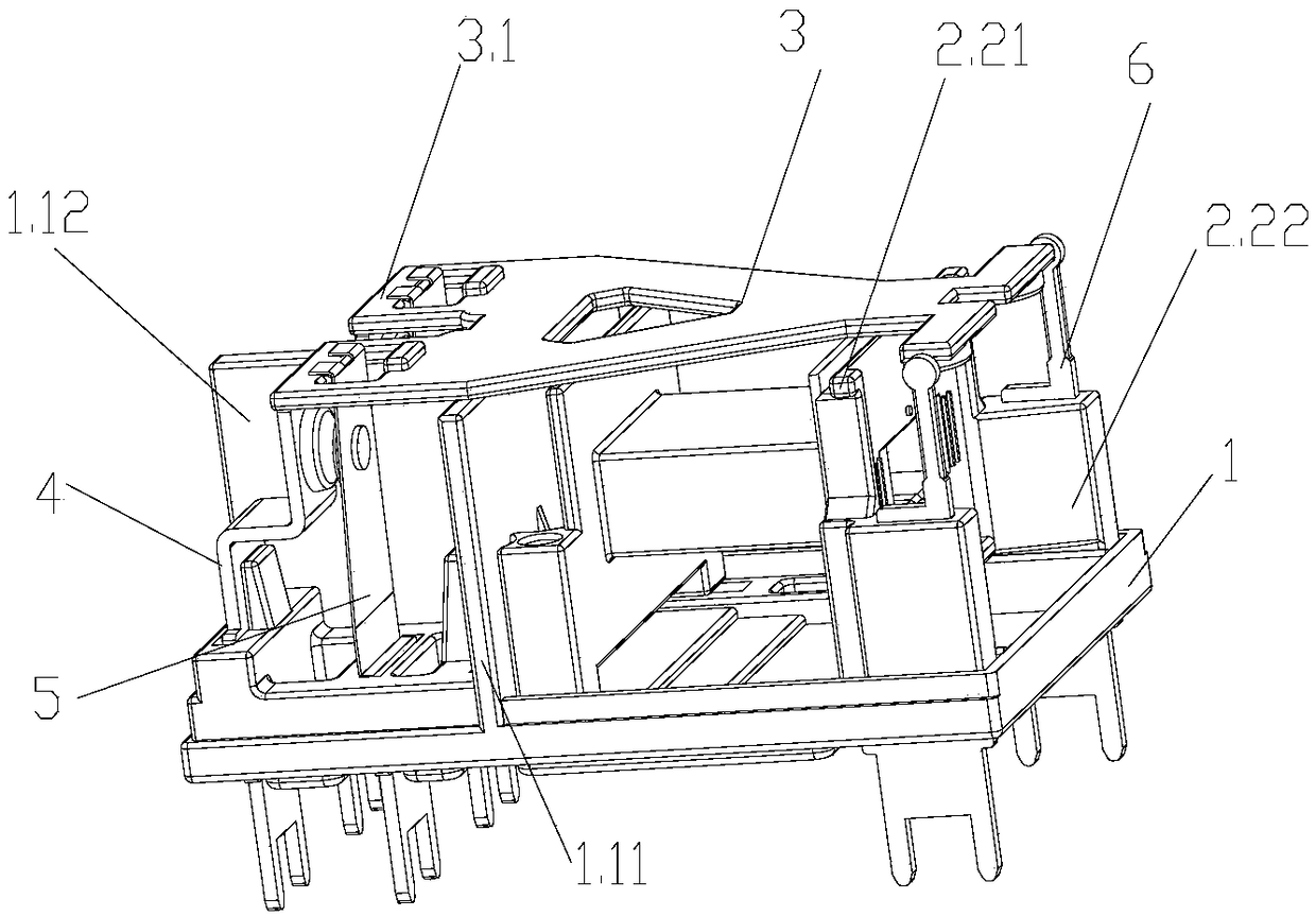 Power relay plastic assembly