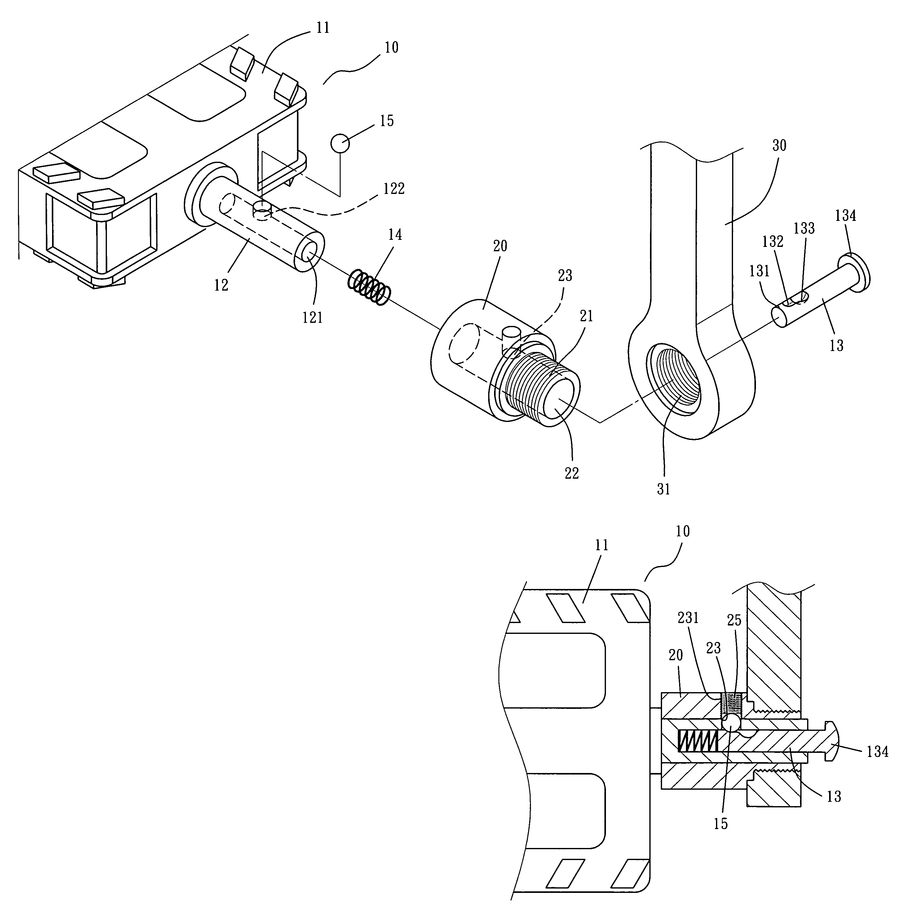 Bike pedal assembly structure