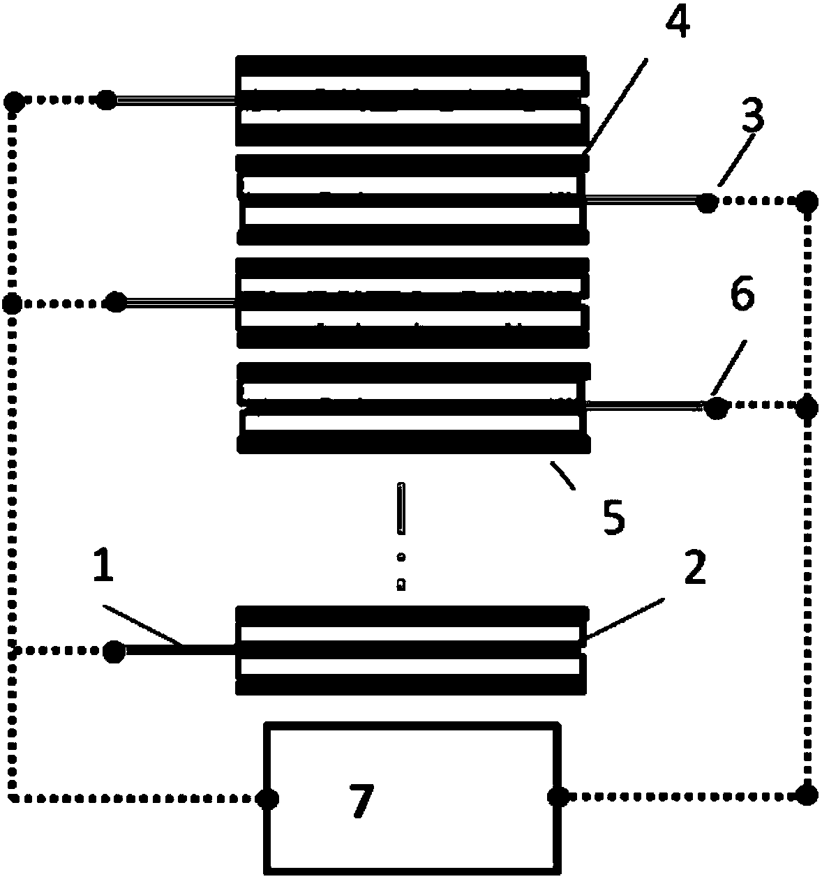 Multi-dielectric barrier discharge basic unit, reactor and waste gas treatment method