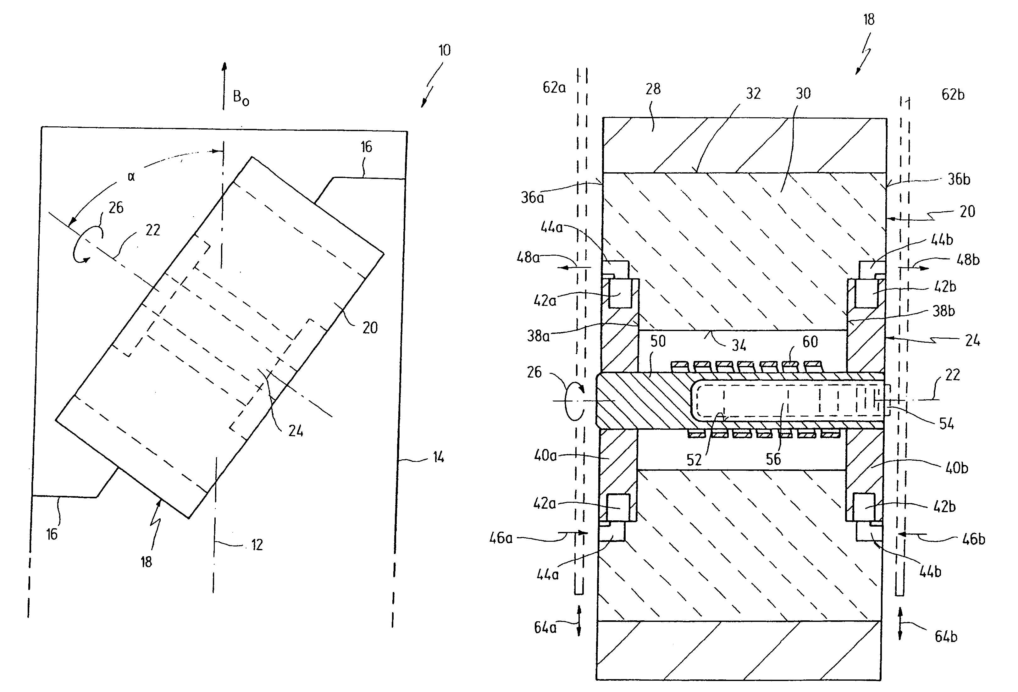 Probe head for nuclear magnetic resonance measurements