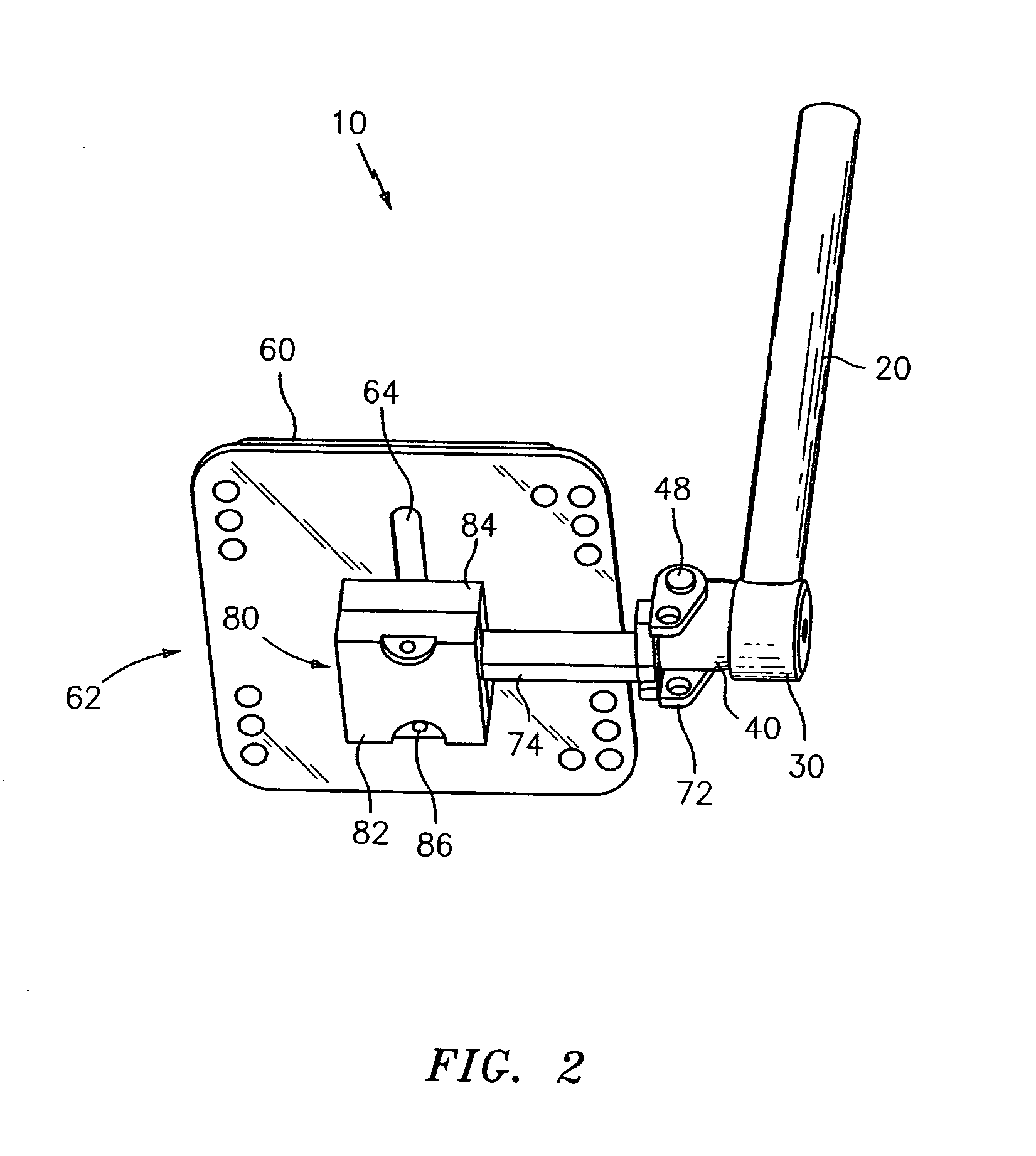 Mount for a wheelchair footrest