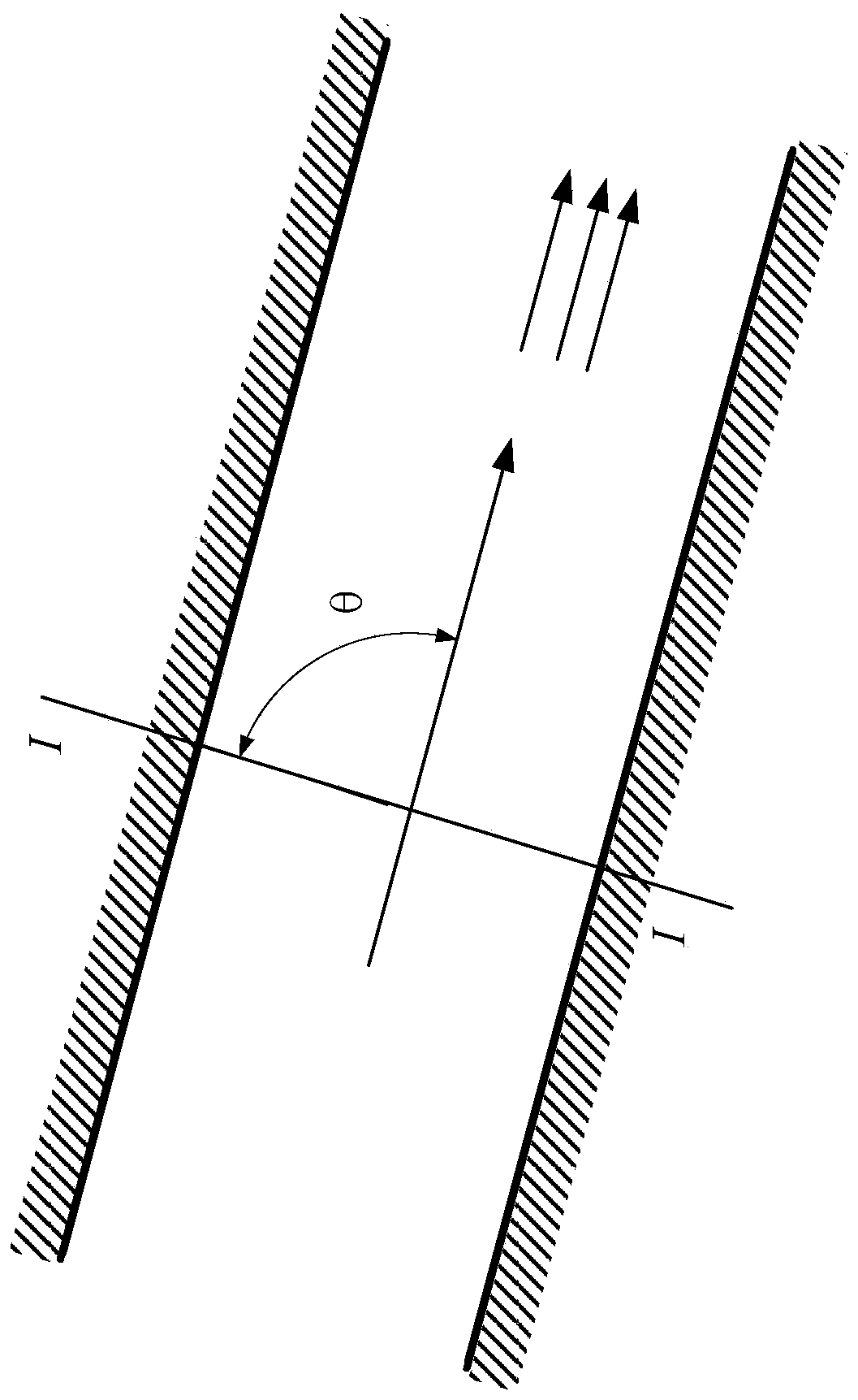 Measuring method of internal flow velocity and impact force spatial distribution of viscous debris flow