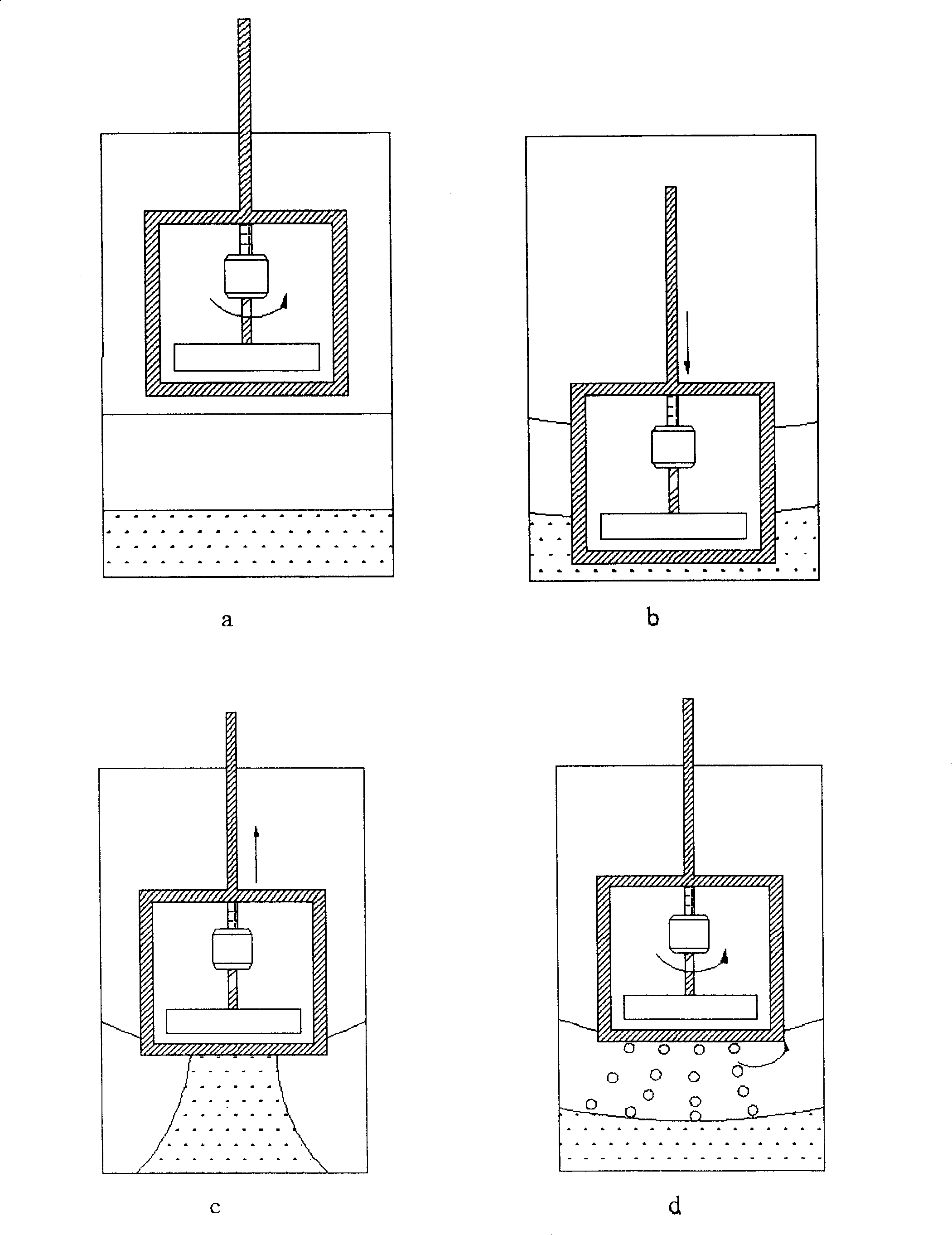 Method for extracting penicillin by magnetic ion liquid and reactor thereof