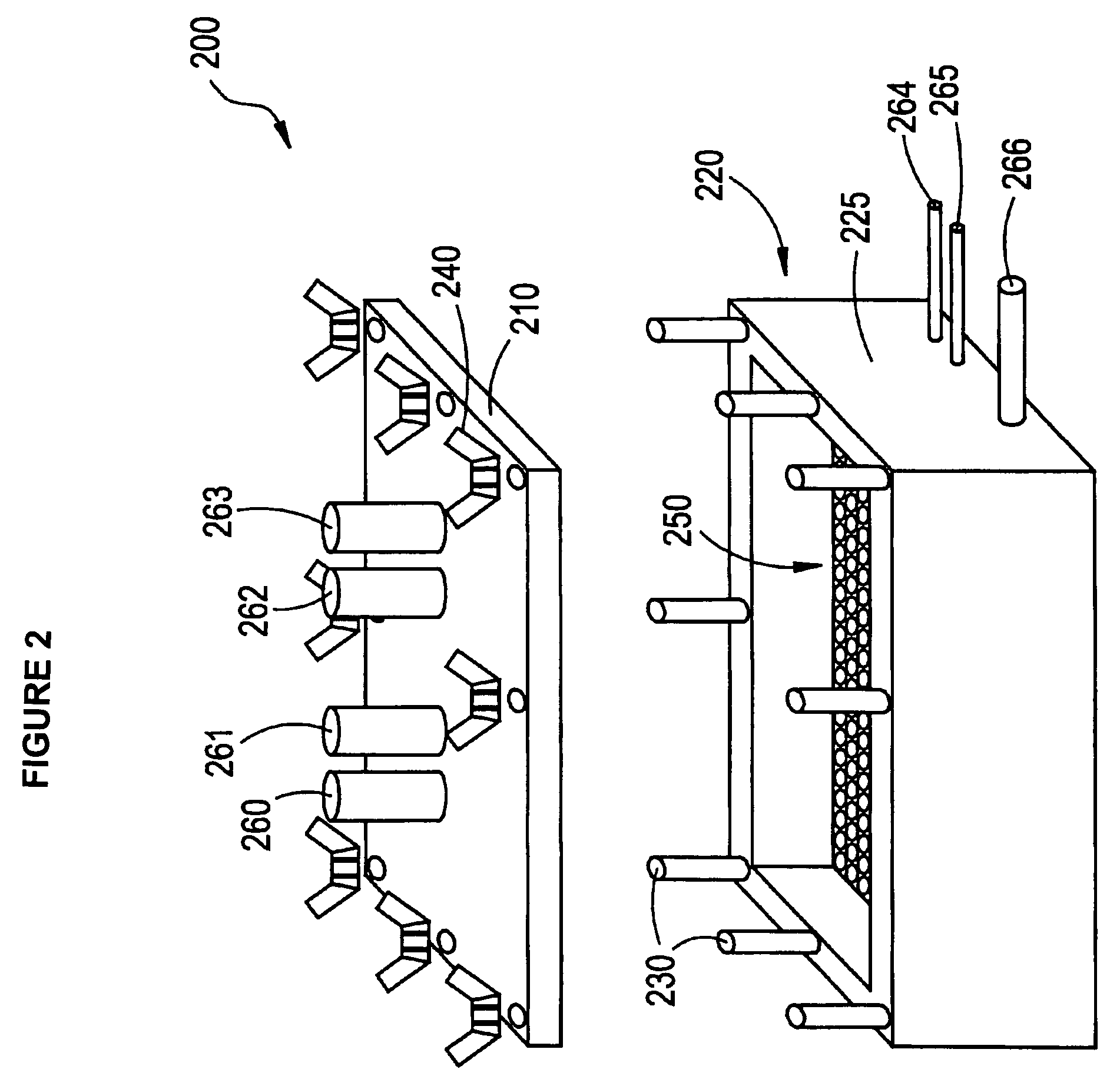 Process and apparatus for treating implants comprising soft tissue